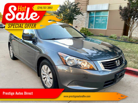 2009 Honda Accord for sale at Prestige Autos Direct in Carrollton TX