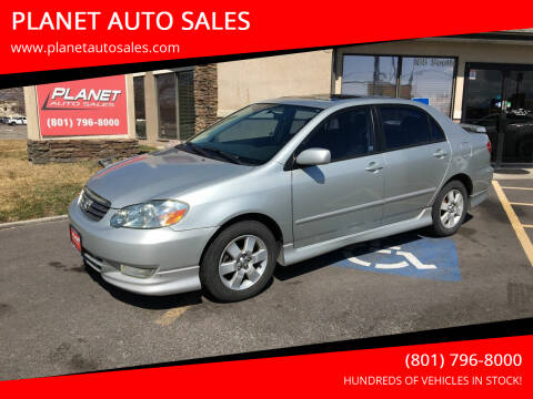2003 Toyota Corolla for sale at PLANET AUTO SALES in Lindon UT