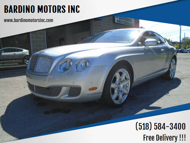 2008 Bentley Continental for sale at BARDINO MOTORS INC in Saratoga Springs NY
