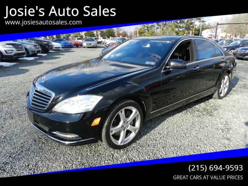 2013 Mercedes-Benz S-Class for sale at Josie's Auto Sales in Gilbertsville PA