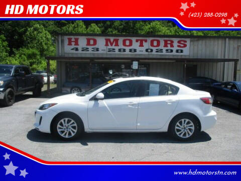 2013 Mazda MAZDA3 for sale at HD MOTORS in Kingsport TN