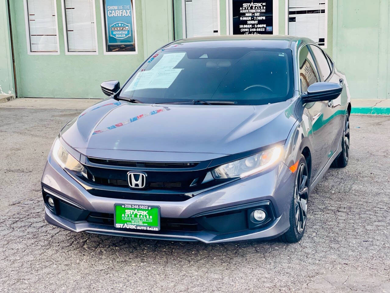 2020 Honda Civic for sale at STARK AUTO SALES INC in Modesto, CA