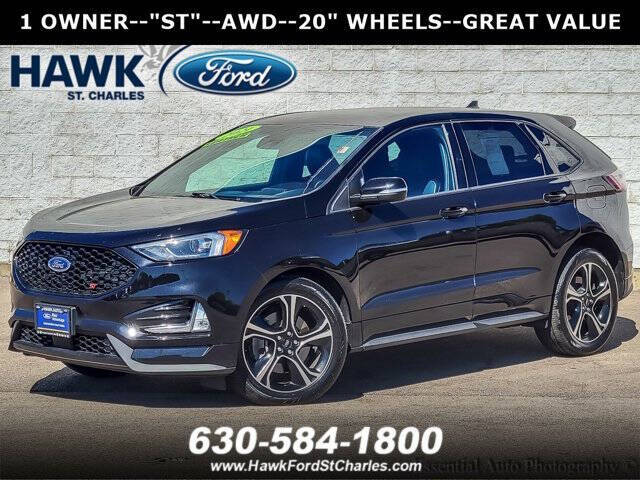 2021 Ford Edge for sale at Hawk Ford of St. Charles in Saint Charles IL