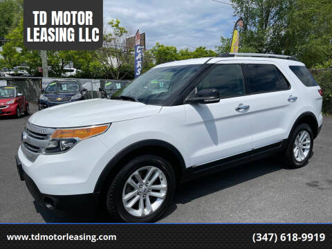 2013 Ford Explorer for sale at TD MOTOR LEASING LLC in Staten Island NY