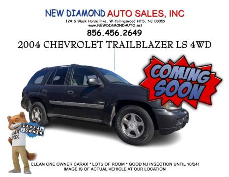 2004 Chevrolet TrailBlazer for sale at New Diamond Auto Sales, INC in West Collingswood Heights NJ