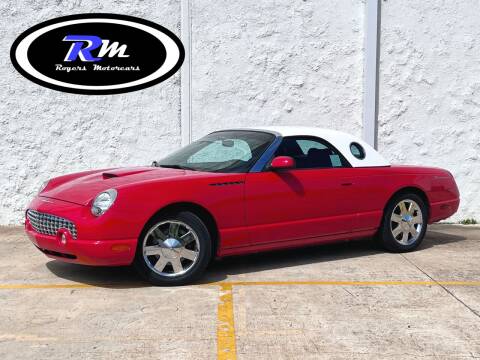 2002 Ford Thunderbird for sale at ROGERS MOTORCARS in Houston TX