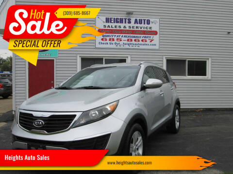 2012 Kia Sportage for sale at Heights Auto Sales in Peoria Heights IL