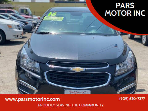2016 Chevrolet Cruze Limited for sale at PARS MOTOR INC in Pomona CA