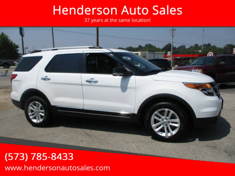 2014 Ford Explorer for sale at Henderson Auto Sales in Poplar Bluff MO