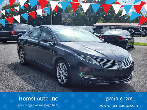 2014 Lincoln MKZ Hybrid for sale at Homsi Auto Inc in Kannapolis NC