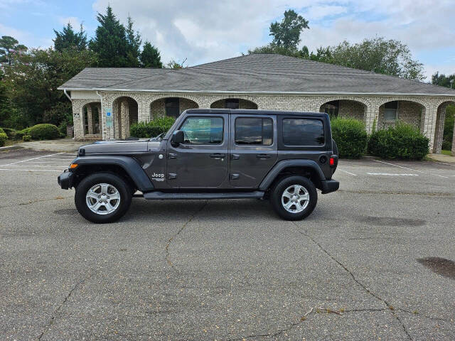 2018 Jeep Wrangler Unlimited for sale at MT CAR SALES INC in Goldsboro, NC