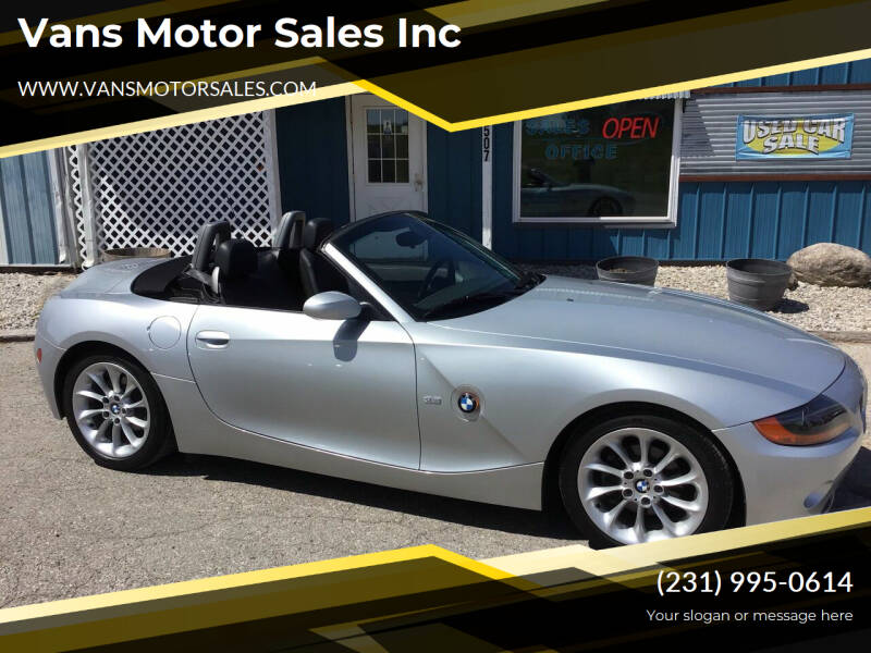 2003 BMW Z4 for sale at Vans Motor Sales Inc in Traverse City MI