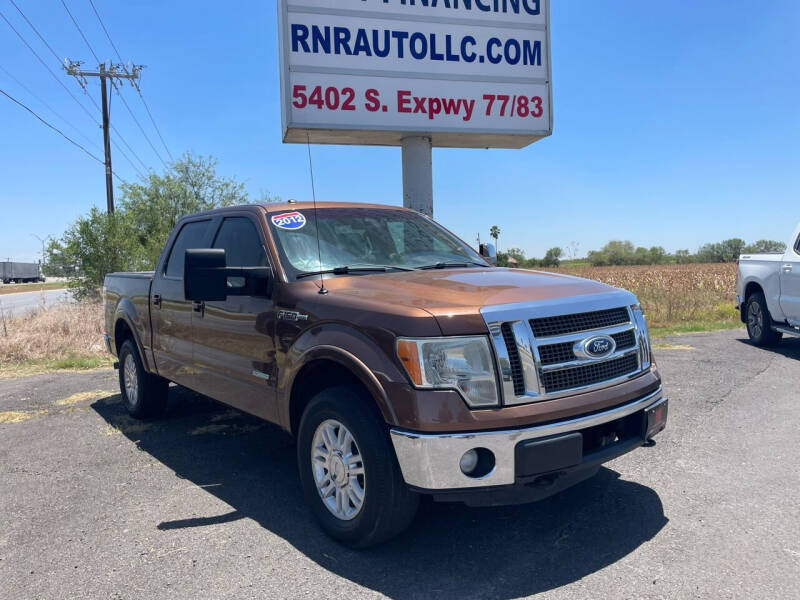 2012 Ford F-150 for sale at RNR AUTO in Harlingen TX