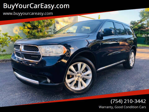 2012 Dodge Durango for sale at BuyYourCarEasy.com in Hollywood FL