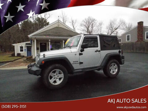 2012 Jeep Wrangler for sale at AKJ Auto Sales in West Wareham MA