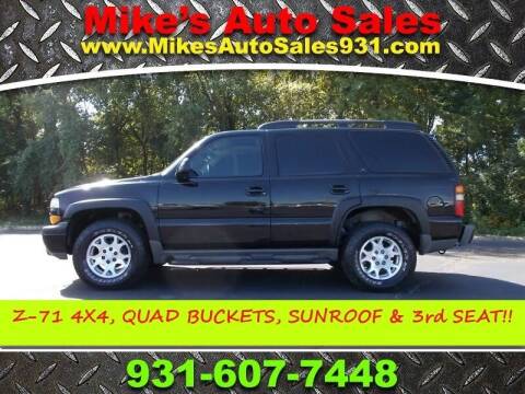 2003 Chevrolet Tahoe for sale at Mike's Auto Sales in Shelbyville TN