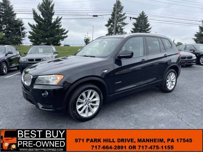2013 BMW X3 for sale at Best Buy Pre-Owned in Manheim PA