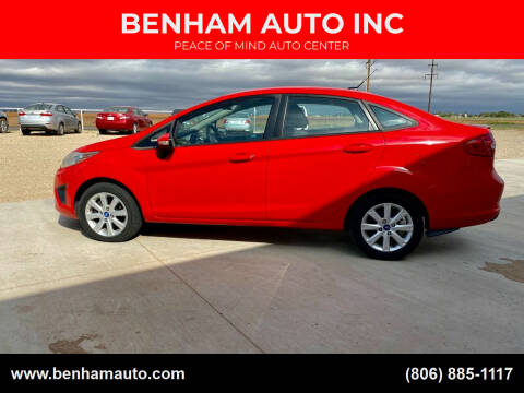 2013 Ford Fiesta for sale at BENHAM AUTO INC in Lubbock TX