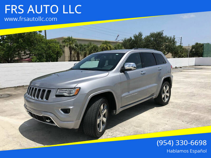 2016 Jeep Grand Cherokee for sale at FRS AUTO LLC in West Palm Beach FL