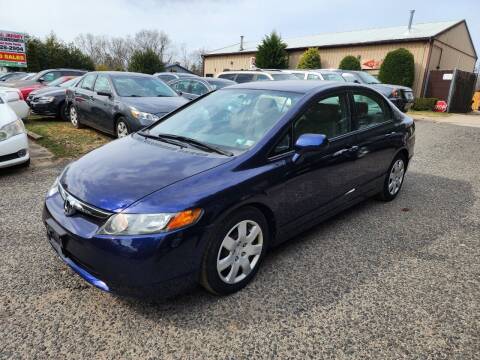2008 Honda Civic for sale at Central Jersey Auto Trading in Jackson NJ