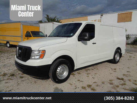 2016 Nissan NV Cargo for sale at Miami Truck Center in Hialeah FL