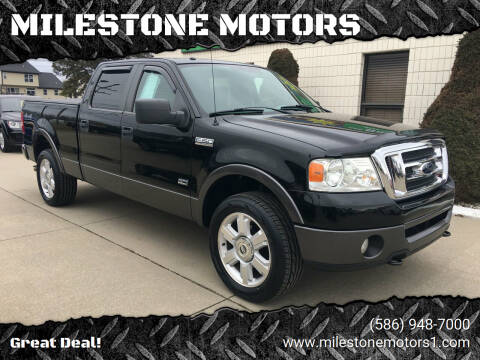 2008 Ford F-150 for sale at MILESTONE MOTORS in Chesterfield MI