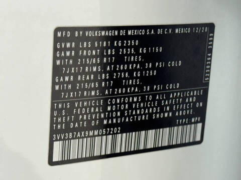 2021 Volkswagen Tiguan SE