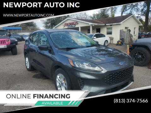 2020 Ford Escape for sale at NEWPORT AUTO INC in Tampa FL