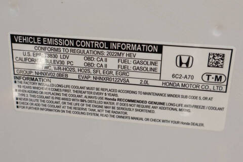 2022 Honda Accord Hybrid Sport