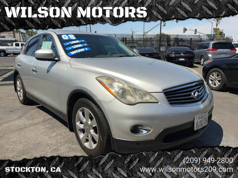 2008 Infiniti EX35 for sale at WILSON MOTORS in Stockton CA