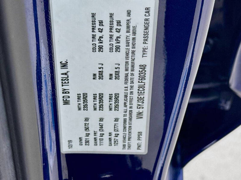 2020 Tesla Model 3 Performance