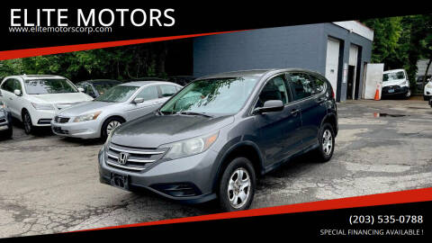 2013 Honda CR-V for sale at ELITE MOTORS in West Haven CT