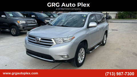 2013 Toyota Highlander for sale at GRG Auto Plex in Houston TX