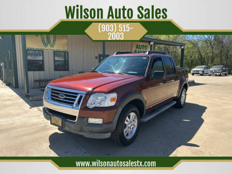 2010 Ford Explorer Sport Trac for sale at Wilson Auto Sales in Chandler TX