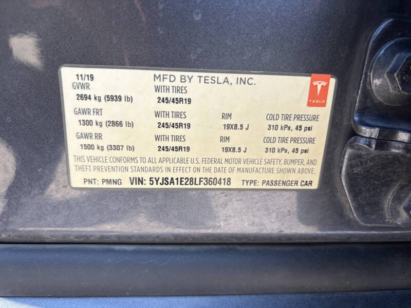 2020 Tesla Model S Long Range
