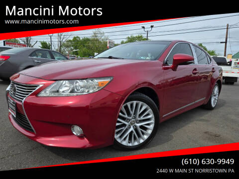 2013 Lexus ES 350 for sale at Mancini Motors in Norristown PA