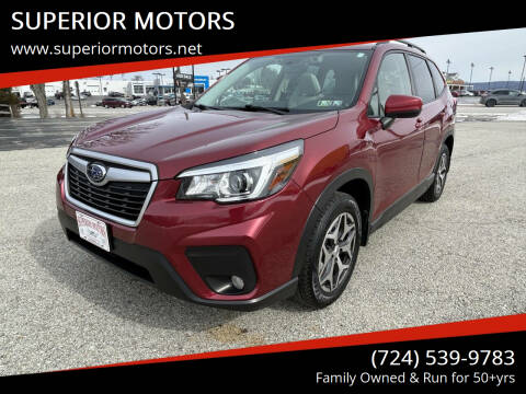 2020 Subaru Forester for sale at SUPERIOR MOTORS in Latrobe PA