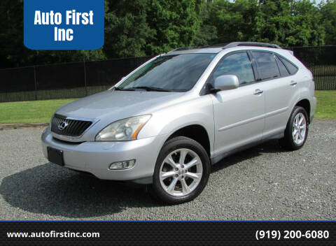 2009 Lexus RX 350 for sale at Auto First Inc in Durham NC