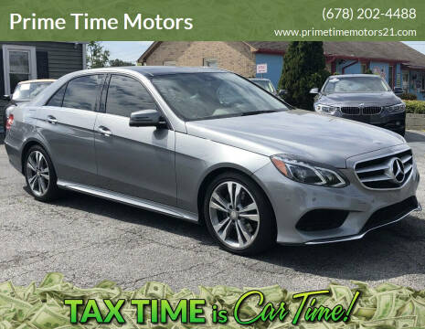 2014 Mercedes-Benz E-Class for sale at Prime Time Motors in Marietta GA