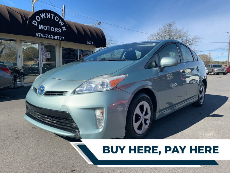 2013 Toyota Prius for sale at DOWNTOWN MOTORS in Macon GA