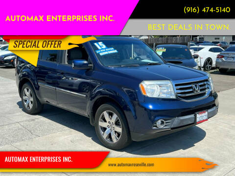 2015 Honda Pilot for sale at AUTOMAX ENTERPRISES INC. in Roseville CA