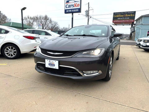 2015 Chrysler 200 for sale at Carsko Auto Sales in Bartonville IL