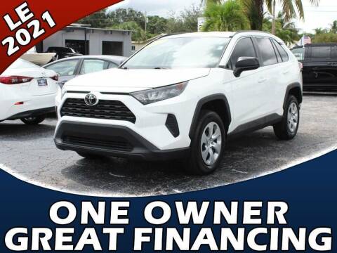 2021 Toyota RAV4 for sale at Palm Beach Auto Wholesale in Lake Park FL