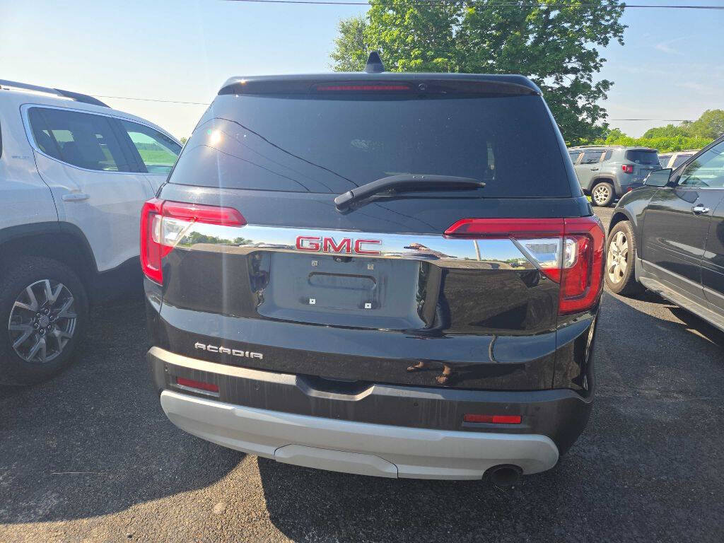 Black 2020 GMC Acadia SLE SLE 4dr SUV 2