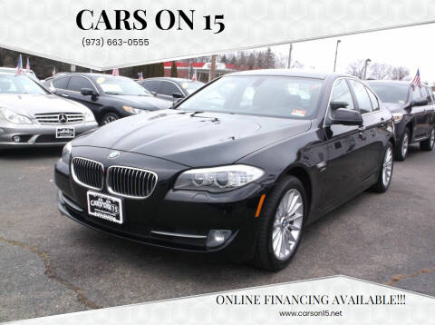 2011 BMW 5 Series for sale at Cars On 15 in Lake Hopatcong NJ