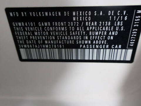 2017 Volkswagen Jetta 1.4T SE