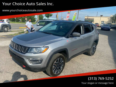 2019 Jeep Compass for sale at Your Choice Auto Sales Inc. in Dearborn MI