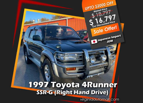 1997 Toyota 4Runner for sale at Virginia Auto Mall - JDM in Woodford VA