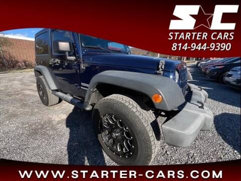2013 Jeep Wrangler for sale at Starter Cars in Altoona PA