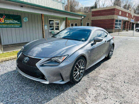 2016 Lexus RC 350 for sale at Booher Motor Company in Marion VA